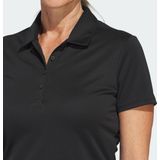 adidas Performance Solid Performance Poloshirt met Korte Mouwen - Dames - Zwart