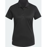 adidas Performance Solid Performance Poloshirt met Korte Mouwen - Dames - Zwart