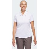 adidas Performance Solid Performance Poloshirt met Korte Mouwen - Dames - Wit