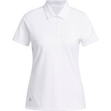 adidas Performance Solid Performance Poloshirt met Korte Mouwen - Dames - Wit