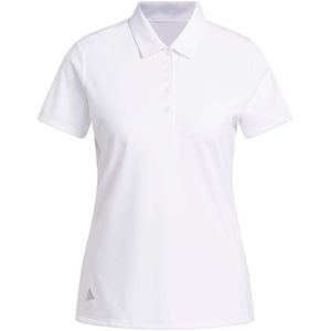 adidas Performance Solid Performance Poloshirt met Korte Mouwen - Dames - Wit