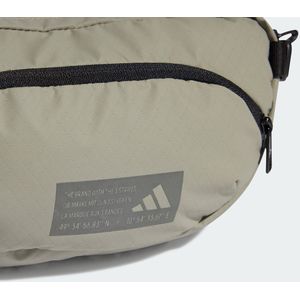 adidas Unisex's gerecycleerde hybride heuptas, zilveren kiezel/zwart/grijs drie, one size, Zilveren kiezel/Zwart/Grijs Drie, Eén maat