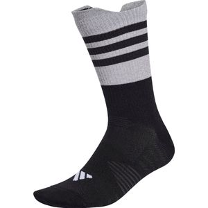 adidas - Run Reflective Socks - Unisex - Lichtgewicht - Crew Hoogte - Zwart