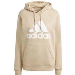 adidas Dames Essentials Big Logo Regular Fleece Hoodie, magic beige, S