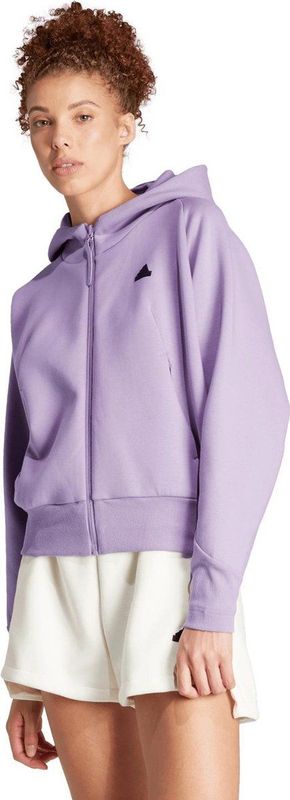 Adidas Z.N.E. Full-Zip Hoodie Trainingsjas Dames Running Roze