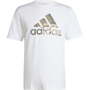 adidas Sportswear Camo Badge of Sport Graphic T-shirt - Heren - Wit