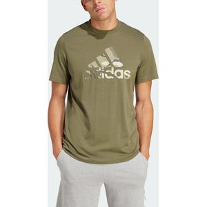 adidas Sportswear Camo Badge of Sport Graphic T-shirt - Heren - Groen