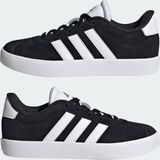 Adidas - VL Court 3.0 - Schoenen - Grijs - Suède - Gerecycled Materiaal
