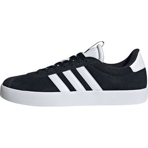 Adidas, VL Court 3.0 Suede Sneakers Zwart, Heren, Maat:41 1/2 EU