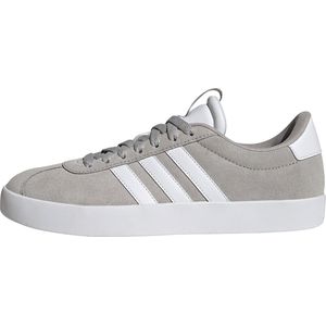 adidas Dames VL Court 3.0 Sneakers, Grey Two / Cloud White / Silver Metallic, 44 EU