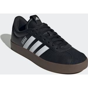 adidas Heren VL Court Sneakers, Core Black Cloud White Gum, 44 EU