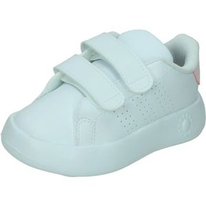 adidas Unisex Baby Advantage CF Sneaker, FTWR Wit/FTWR Wit/Helder Roze, 6.5 UK Kind, Ftwr Wit Ftwr Wit Helder Roze, 6.5 UK Child