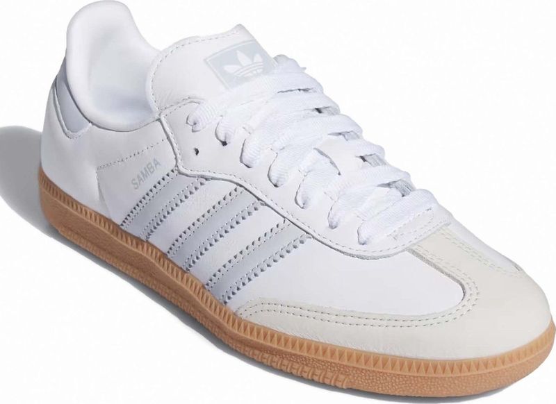 Adidas - Samba OG - Sneakers - White Halo Blue - Leer