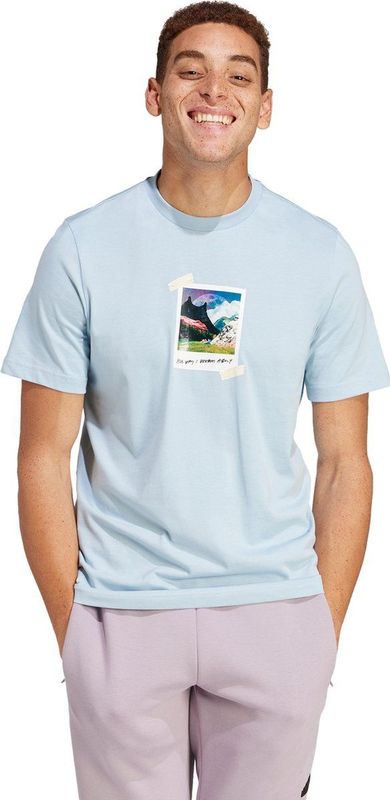 adidas Sportswear All Day I Dream About Graphic T-shirt - Heren - Blauw