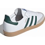 Sneakers - Samba - Zwart - Leer - Vetering met 7 Gaten