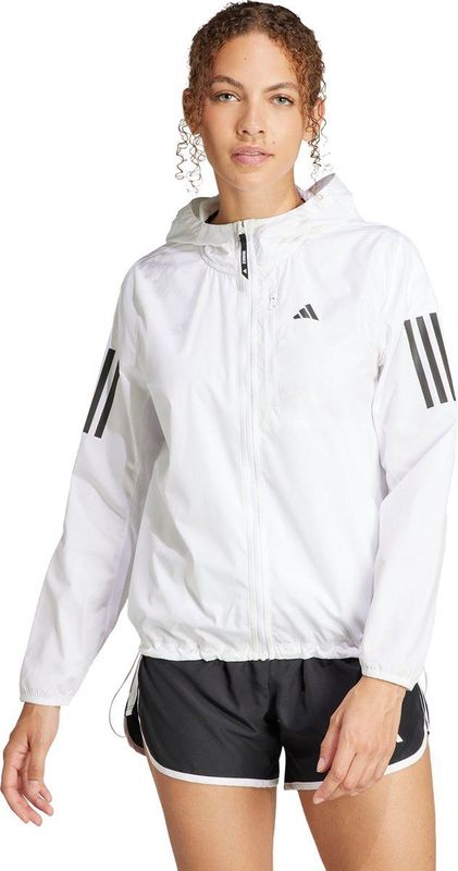 adidas Performance Own the Run Jack - Dames - Wit - 100% Gerecycled Polyester