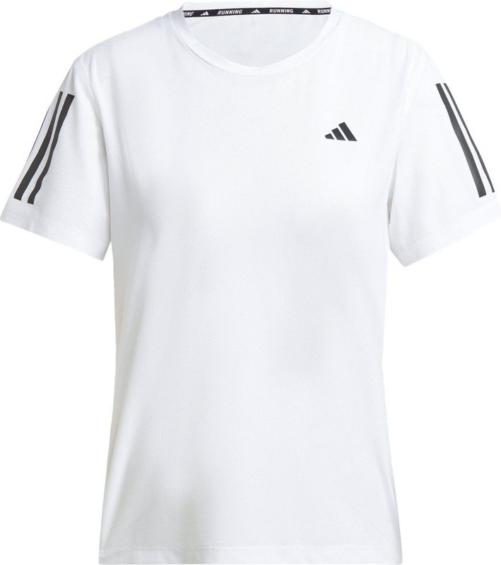 Adidas - Own The Run - Sportshirt - Zwart - Gerecycled Materiaal
