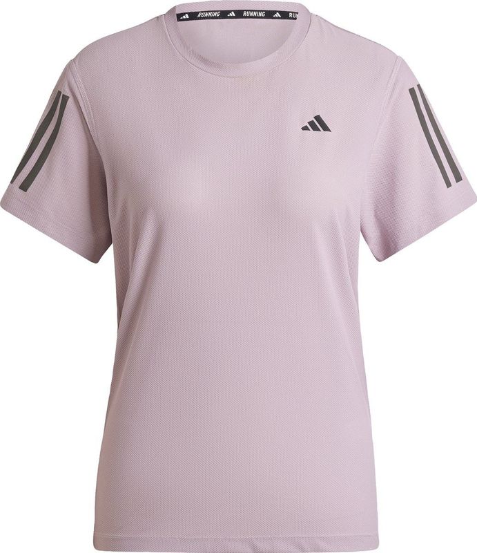 adidas - Performance Own The Run - T-shirt - Paars - Dames