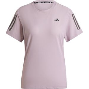 adidas - Performance Own The Run - T-shirt - Paars - Dames