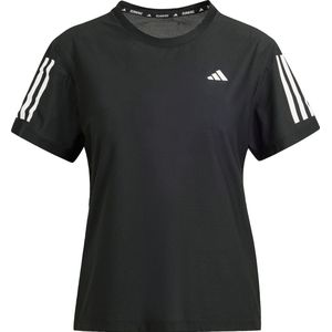 Adidas - Own The Run - Sportshirt - Zwart - Gerecycled Materiaal