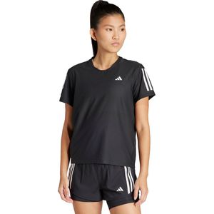 Adidas - Own The Run - Sportshirt - Zwart - Gerecycled Materiaal