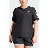 adidas - Hardloop-T-shirt - Zwart - 86% Gerecycled Polyester