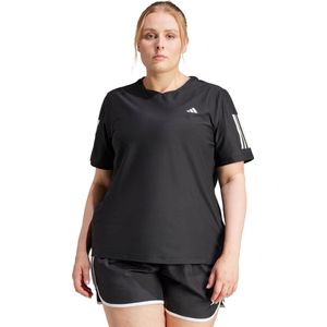 adidas - Hardloop-T-shirt - Zwart - 86% Gerecycled Polyester