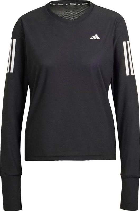 adidas - Own The Run - Sportshirt - Zwart - AEROREADY Technologie