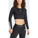 adidas - Sportshirt - Korte Mouwen - Zwart - 83% Gerecycled Polyester