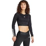 adidas - Sportshirt - Korte Mouwen - Zwart - 83% Gerecycled Polyester