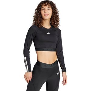 adidas - Sportshirt - Korte Mouwen - Zwart - 83% Gerecycled Polyester