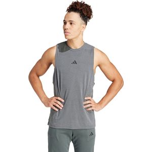 Adidas - Designed For Training - Tanktop - Heren - Gerecycled PET, Lyocell en Elastaan