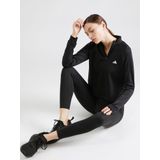 adidas Mujer Train Essentials Minimal Branding 1/4-Zip Cover Up, black, XS