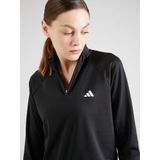 adidas Mujer Train Essentials Minimal Branding 1/4-Zip Cover Up, black, XS