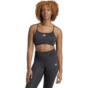adidas Performance - Sportbustier - Zwart - Polyester - Lichte Steun