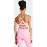 adidas - Aeroreact - Sport BH - Zwart - Materiaal: Polyester