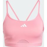 adidas - Aeroreact - Sport BH - Zwart - Materiaal: Polyester