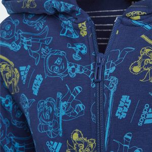 adidas - Star Wars - Sweatshirt - Met Rits - Zwart - French Terry