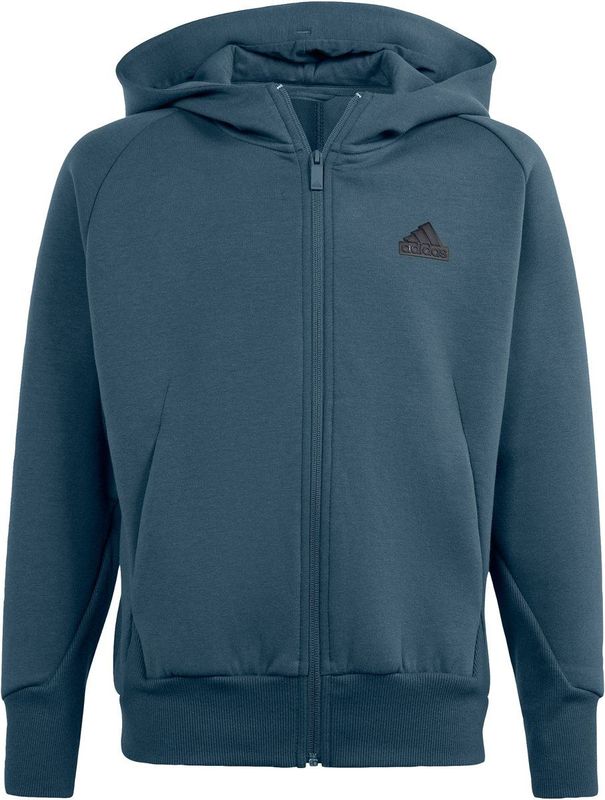 Adidas - Z.N.E - Sweatshirt - Geen Kleur - 56% Katoen, 40% Gerecycled Polyester, 4% Elastaan