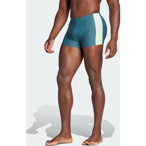 adidas Heren Colorblock 3 Stripes Swim Boxer Swim Boxer, 30, Zwart, 152
