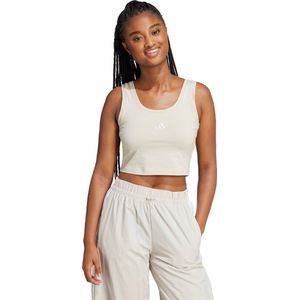 adidas Sportswear Essentials Small Logo Katoenen Lifestyle Tanktop - Dames - Grijs- XL