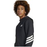 adidas - Trackjack - Zwart - Katoen/Polyester - Geribbelde Boorden