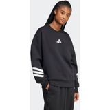 adidas - 3-Stripes Pullover - Zwart - 67% Gerecycled Polyester, 33% Katoen