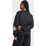 adidas - 3-Stripes Pullover - Zwart - 67% Gerecycled Polyester, 33% Katoen