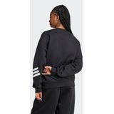 adidas - 3-Stripes Pullover - Zwart - 67% Gerecycled Polyester, 33% Katoen