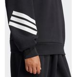 adidas - 3-Stripes Pullover - Zwart - 67% Gerecycled Polyester, 33% Katoen