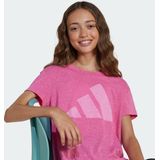 adidas Sportswear Essentials T-shirt Kids - Kinderen - Roze- 164