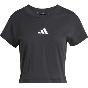 Adidas - Future Icons Small Logo - T-shirt - Zwart - Katoen