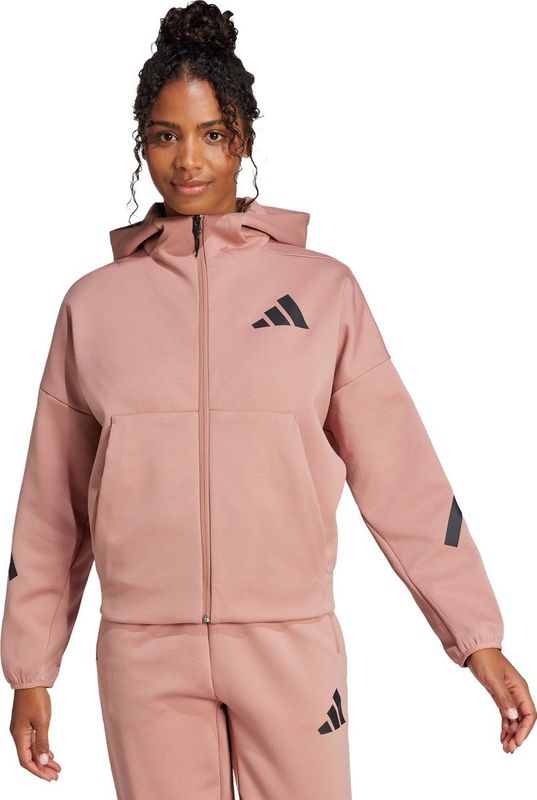 adidas Sportswear adidas Z.N.E. Ritshoodie - Dames - Roze