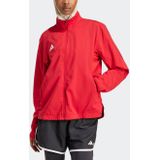 adidas - Hardloopjack - Zwart - 100% Polyester (Gerecycled)